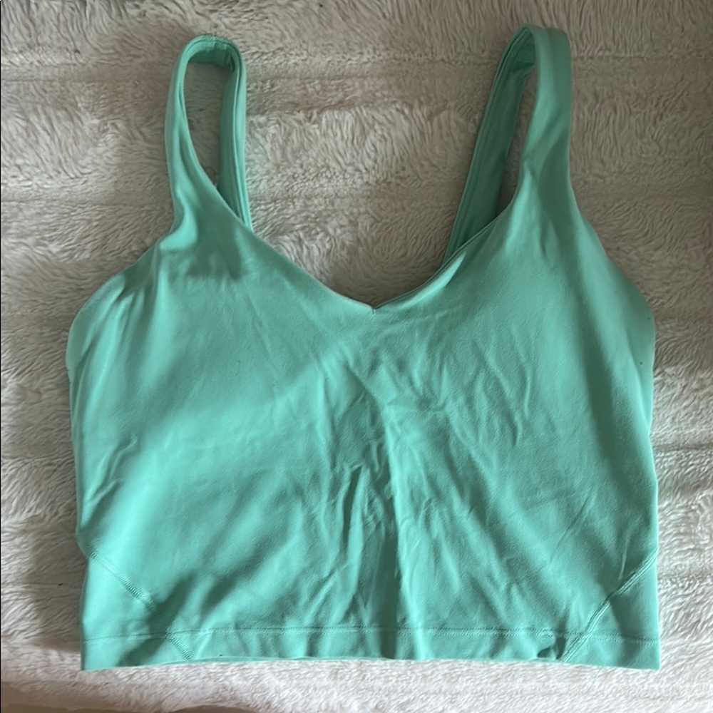 lululemon athletica Mint Green Tank Top